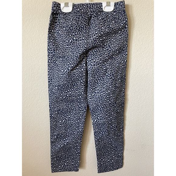 Jumping Beans Gray Cheetah Elastic Waist Porkchop Pockets Woven Pants Size 7 - Picture 5 of 7